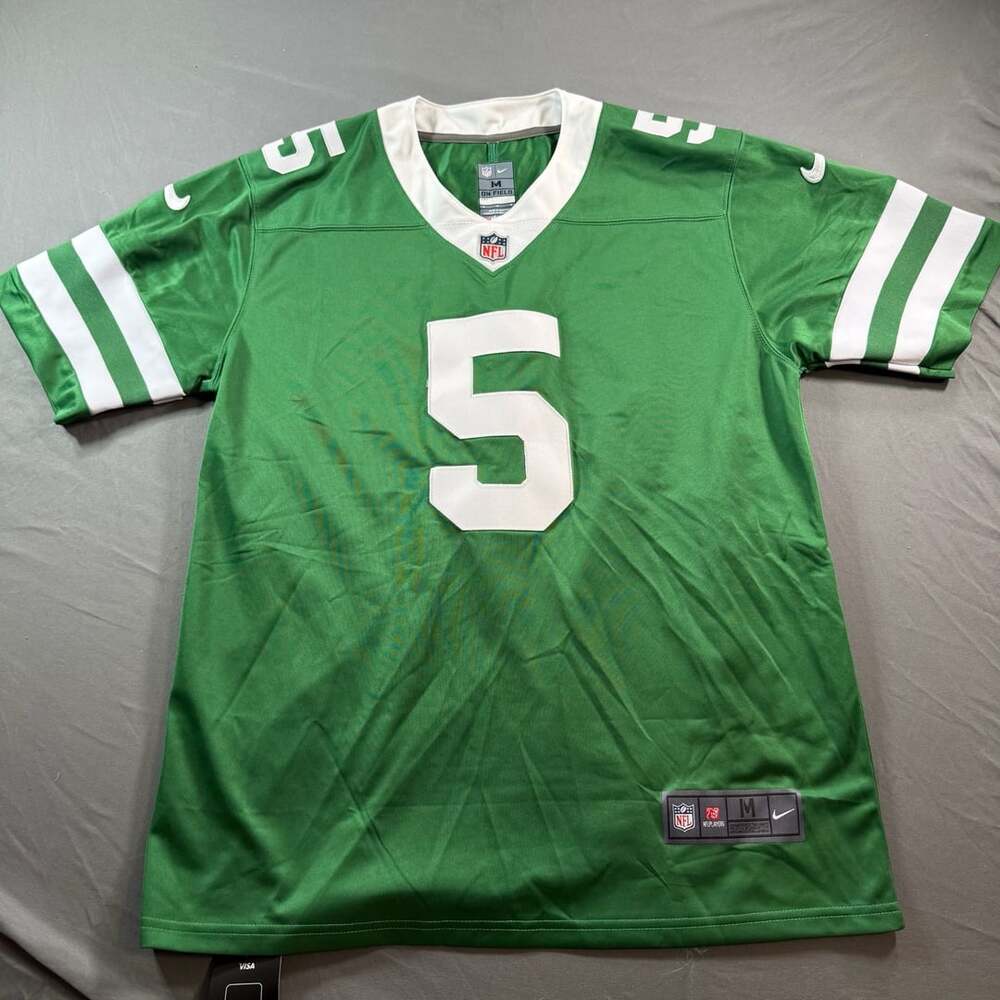 Nike New York Jets Garrett Wilson #5 On Field NFL Green Jersey Men’s M